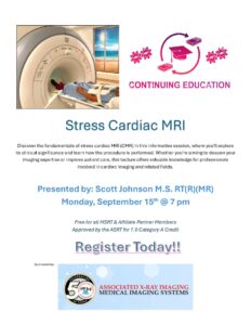 Webinar: Stress Cardiac MRI @ via Zoom