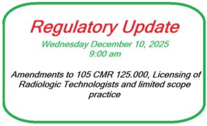 Regulatory Update - Public Health Council @ via Zoom